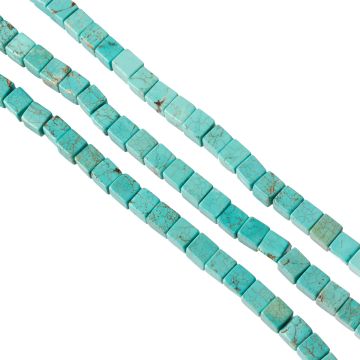 Howlit turkusowy kostka 12mm