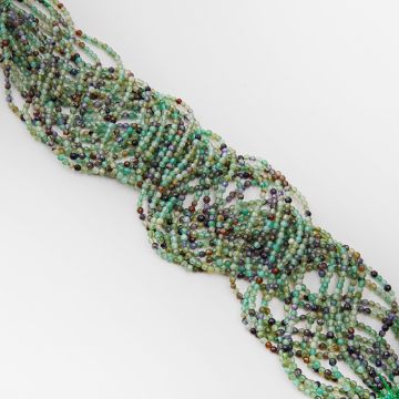 Agat multikolor kulka fasetowana 3mm