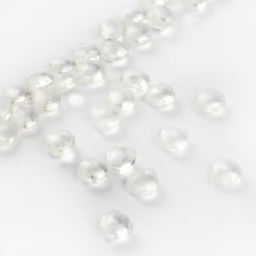 Brioletka briolette fasetowana kryształ górski 10-11mm