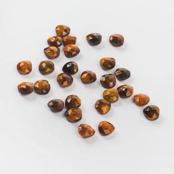 Łezka briolette fasetowana tygrysie oko 7,5-8,5mm