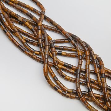 Tygrysie oko walec gładki 6x7mm