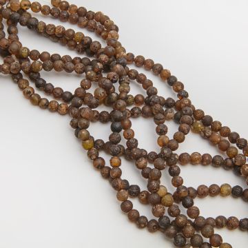 Agat antyczny kulka gładka 8mm