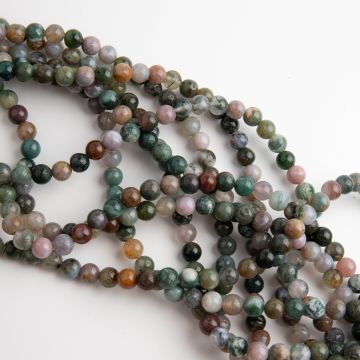 Agat indyjski kulka gładka 6mm