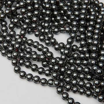Hematyt kulka gładka natural 8mm