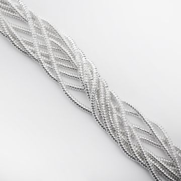 Hematyt platerowany dysk light silver 2x4,5mm