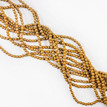 Hematyt platerowany kulka fasetowana mat bronze 3mm