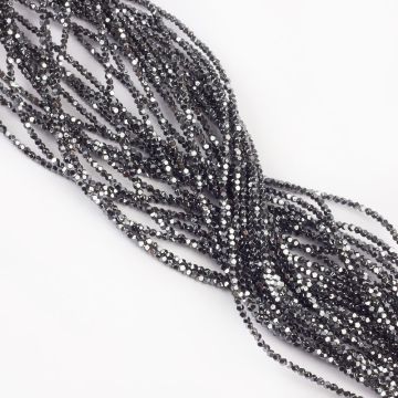 Hematyt platerowany kulka 8cut natural 2mm