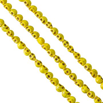 Howlit czaszka 9mm żółta