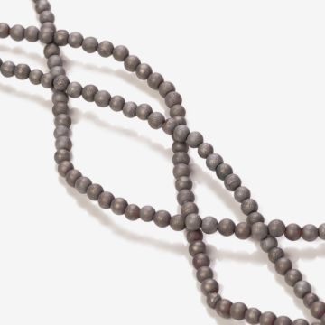 Agat druzy kulka stalowa 4mm