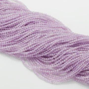 Ametyst lawendowy kulka fasetowana fioletowa 2,5mm