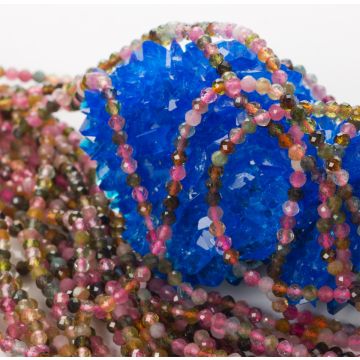 Turmalin kulka fasetowana 2mm