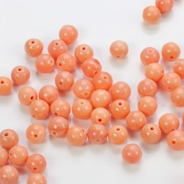 Jadeit kulka beżowa 8mm