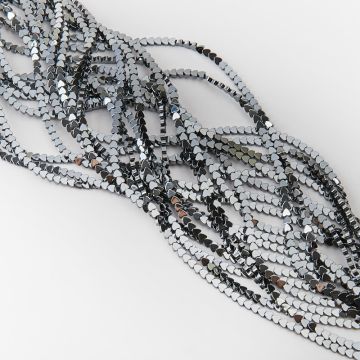 Hematyt przekładka serce płaskie natural 3,5mm