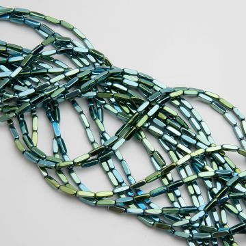 Hematyt słupek zaokrąglony emerald 3x9mm