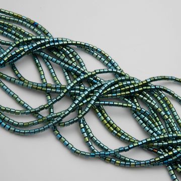 Hematyt walec emerald 3x3mm