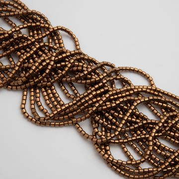 Hematyt walec bronze 3x3mm
