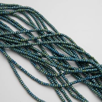 Hematyt śrubka fasetowana emerald mat 3x2mm