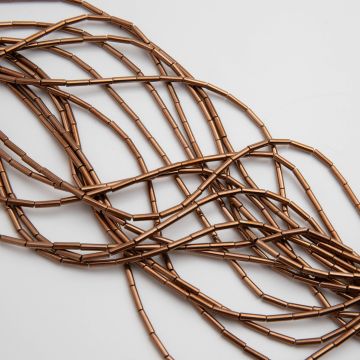 Hematyt słupek bronze 8x2mm