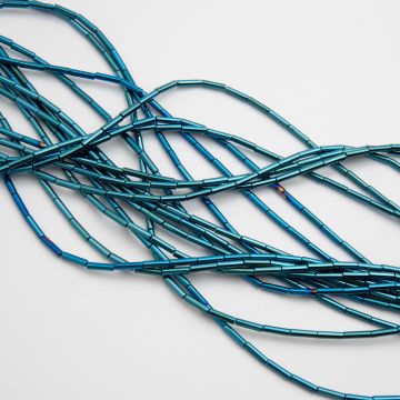 Hematyt słupek heliotrope 8x2mm