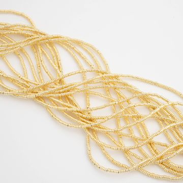 Hematyt dysk light gold 2x1mm