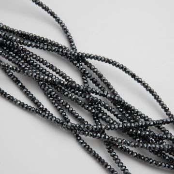 Hematyt oponka fasetowana sharp cut natural 4x3mm