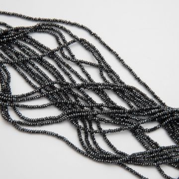 Hematyt oponka fasetowana sharp cut natural 2x1mm