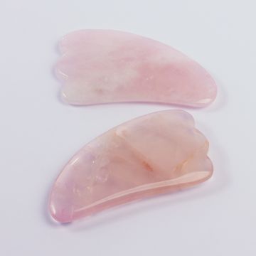 Masażer z kryształu górskiego różowego 8-10cm