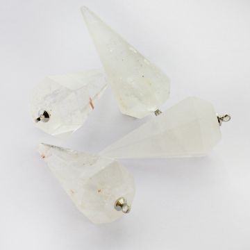 Kryształ górski wahadełko zawieszka 36mm