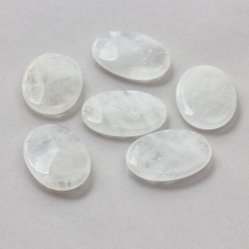 Kryształ górski owal zawieszka 35mm