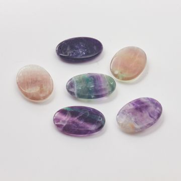 Fluoryt owal zawieszka 35mm