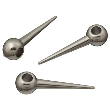 Kolce z kulką z dużą dziurką 12x40mm