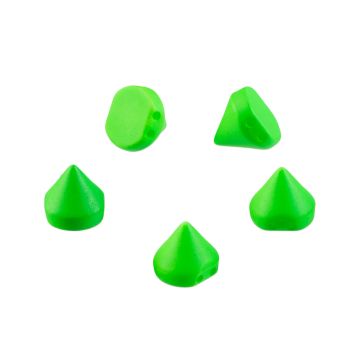 Ćwieki kolce neon green 10mm