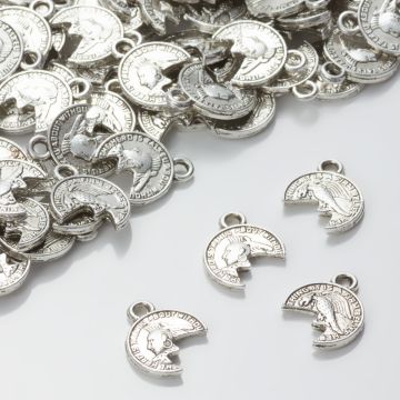Zawieszka złamana moneta 12mm