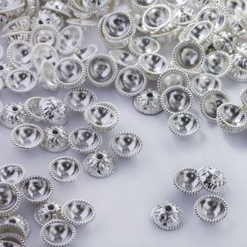 Metalowa czapeczka ozdobna 9mm