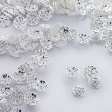 Metalowa czapeczka ozdobna 8mm