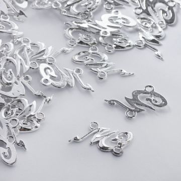 Metalowa zawieszka-łącznik fantazyjna 18,5mm