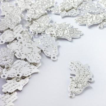 Zawieszka metalowa ręka fatimy 19mm