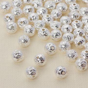 Koralik kulka z wzorkami 8 mm