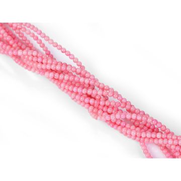 Różowy koral bambusowy kulka 2-3mm