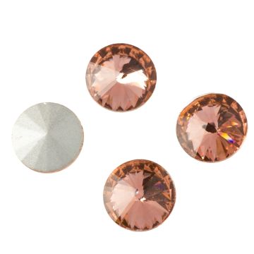 Kryształek rivoli vintage rose 14mm