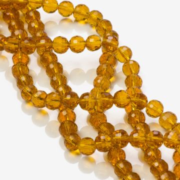 Kryształki kulki 96 cutts topaz 8mm