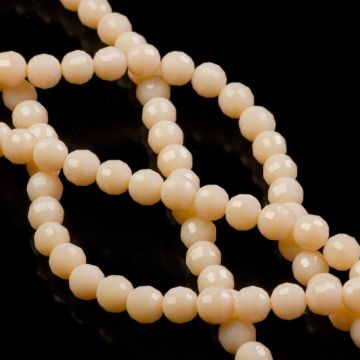 Kryształki kulki 96 cutts ecru 8mm