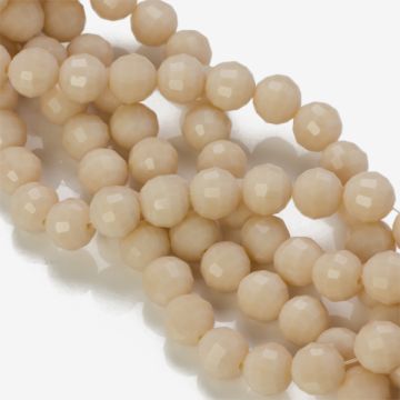 Kryształki kulki 96 cutts ecru  10mm