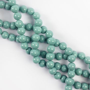 Koraliki szklane powlekane niebieskie 10mm