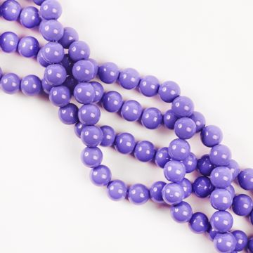 Koraliki szklane powlekane fioletowe 10mm