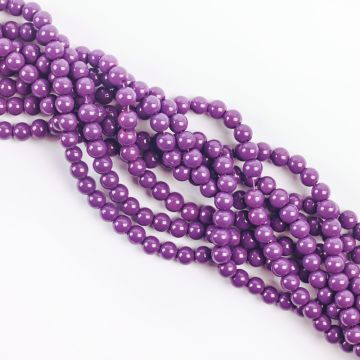 Koraliki szklane jagodowe 6mm