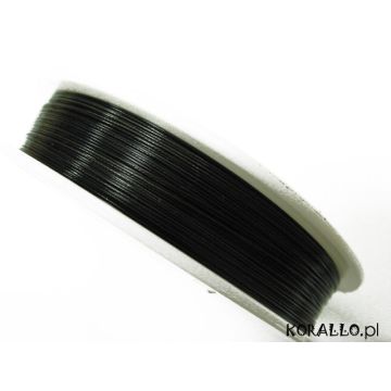 Linka stalowa powlekana 0.5mm czarna