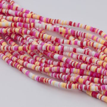 Koraliki Katsuki z modeliny czerwone 4mm