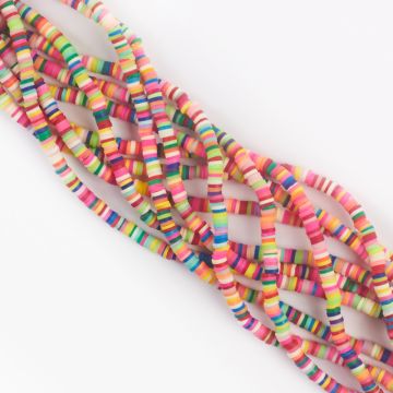 Koraliki Katsuki z modeliny multikolor 4mm