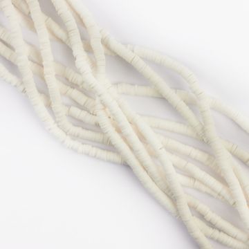 Koraliki Katsuki z modeliny białe 4mm